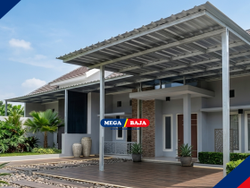 Baja Ringan Kanopi : Desain Lanskap Unik Halaman Rumah Masa Kini
