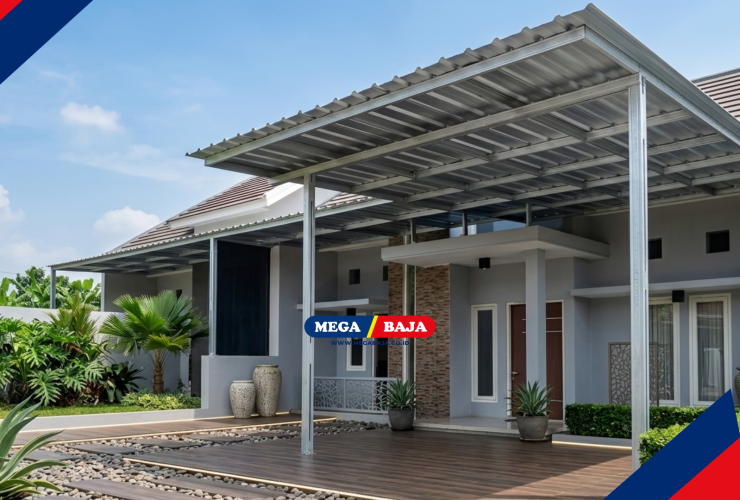Baja Ringan Kanopi : Desain Lanskap Unik Halaman Rumah Masa Kini