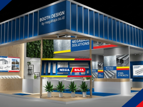 Konstruksi Booth Pameran Custom : Strategi Desain Visual Kreatif Menarik Pengunjung