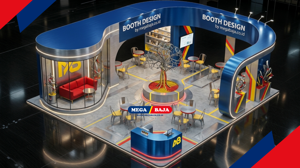Booth Expo dan Tata Letak Terbuka untuk Kenyamanan Sirkulasi Pengunjung