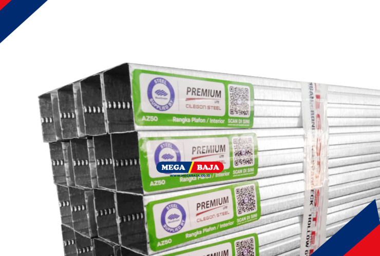 Hollow Premium Lite Cilegon Steel : Inovasi Rangka Plafon Ringan untuk Konstruksi