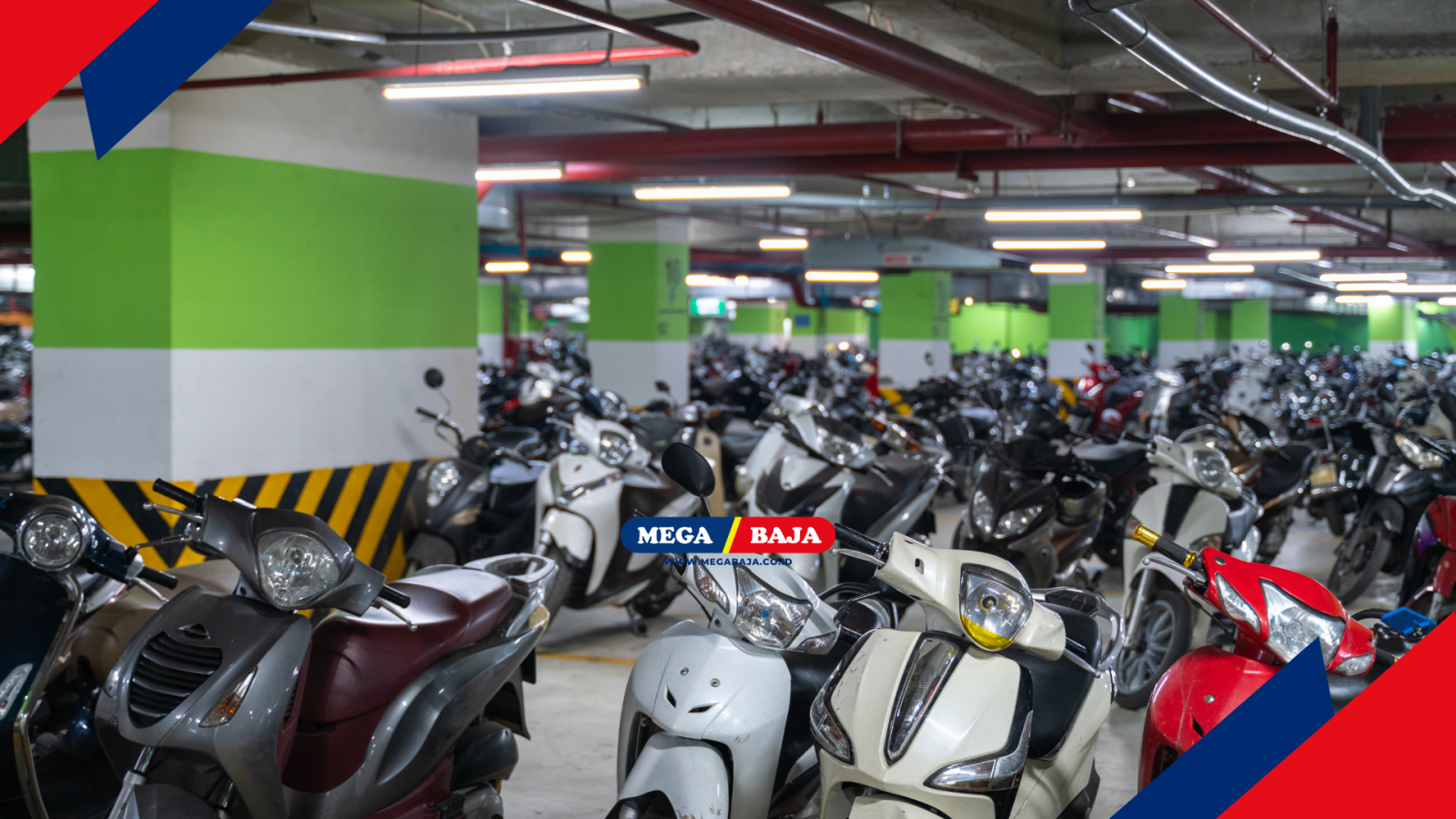Konstruksi Area Parkir Motor : Solusi Cerdas Efisiensi Lahan Komersial