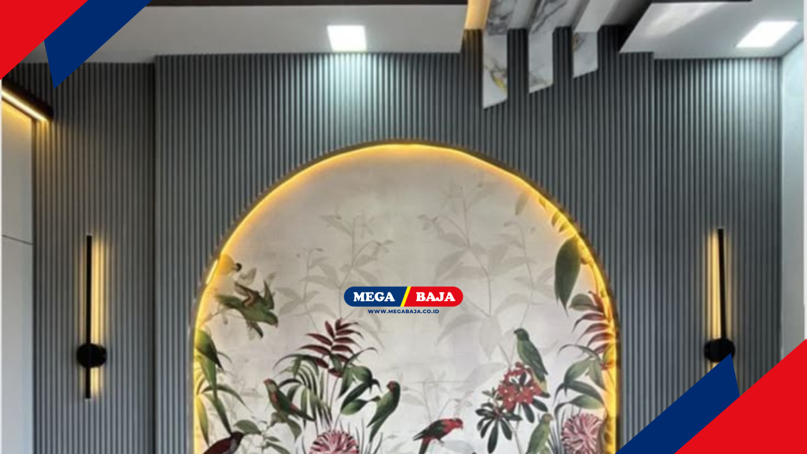 Seni Dinding Dekorasi Interior : Inspirasi Estetika Konstruksi Interior Modern