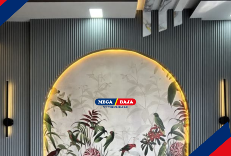 Seni Dinding Dekorasi Interior : Inspirasi Estetika Konstruksi Interior Modern