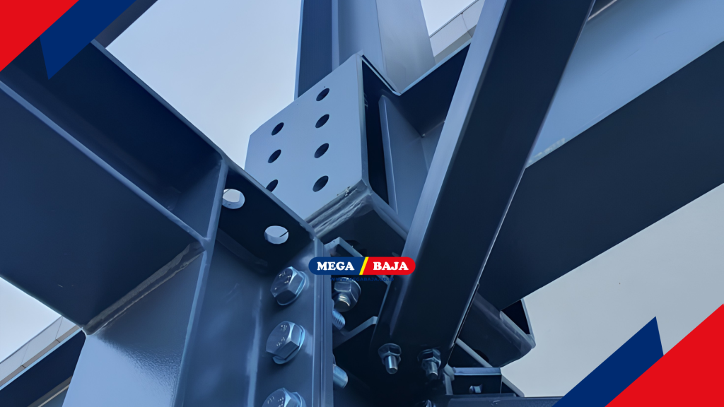 Penggunaan sistem sambungan baut (bolted connection)