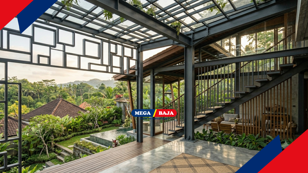 Besi Hollow sebagai Dekorasi Teras yang menunjukkan jiwa berseni