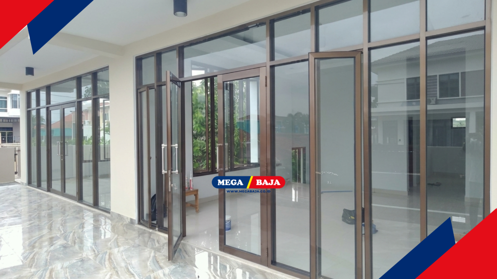 Merawat kusen aluminium sangatlah efisien