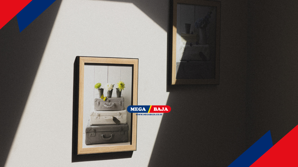 Dinding rumah yang sering terpapar sinar matahari
