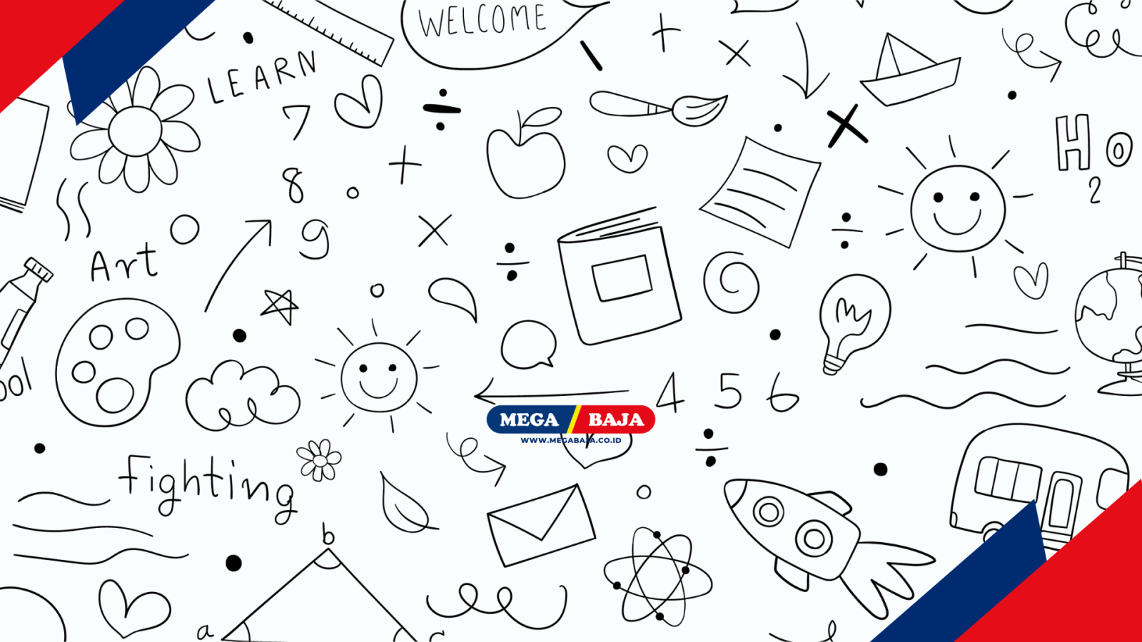 Inspirasi Dinding Kreatif : Sentuhan Wallpaper Doodle Di Rumah