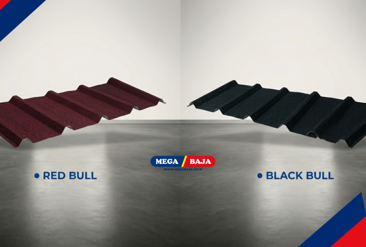 Varian Black Bull dan Red Bull Pada Atap Metal Platinum