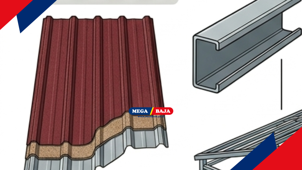 Keunggulan Struktural Material BJLAS pada atap metal premium