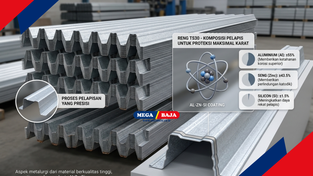Komposisi Material dan Ketahanan Korosi Reng Cilegon Steel