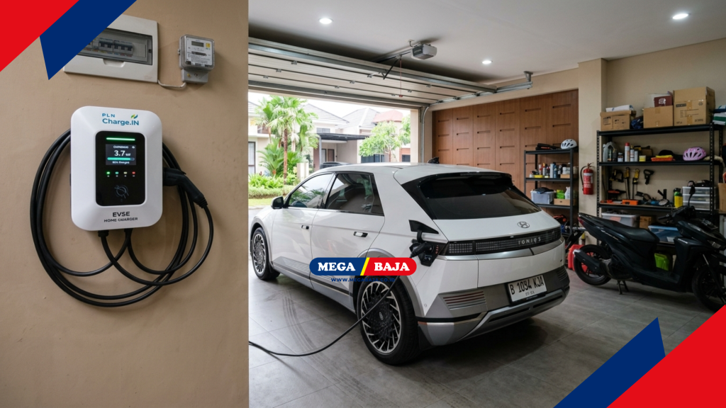Electric Vehicle Supply Equipment (EVSE) di Garasi di Rumah