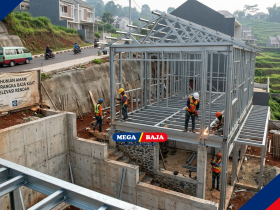 Struktur Rangka Baja Kokoh : Solusi Arsitektur Aman Konstruksi Rumah Elevasi Rendah