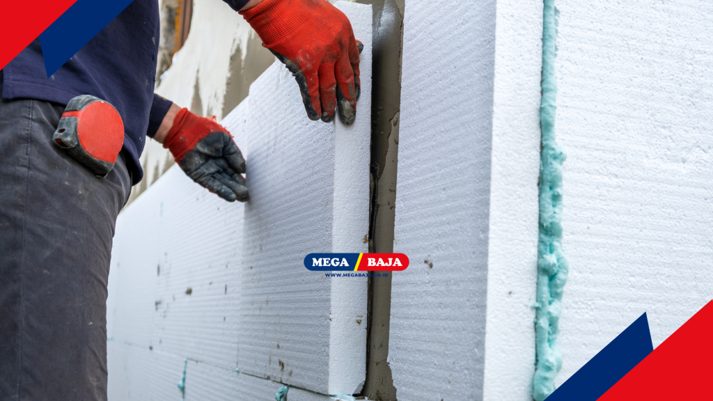insulasi poliuretan atau rockwool