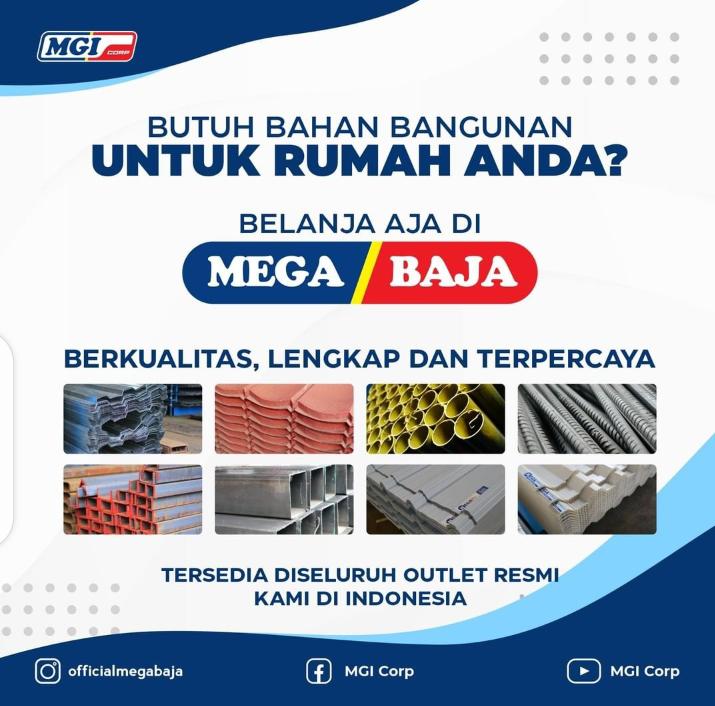 Belanja Bahan Bangunan di Mega Baja