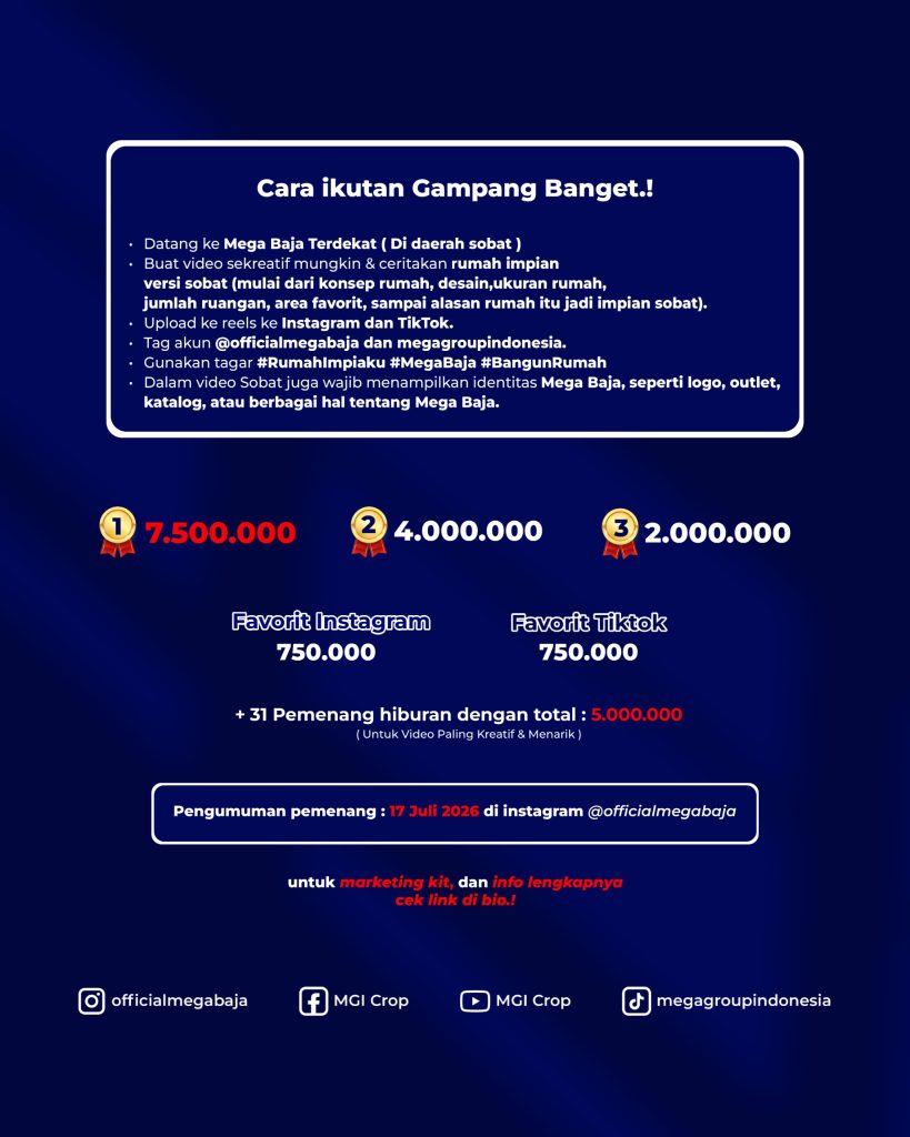 Postingan Media Sosial Mega Baja - Lomba Video Kreatif