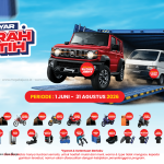 Program Gebyar Merah Putih 2026 : Belanja Bahan Bangunan Menang Mobil Nyaman (S&K Berlaku, Sob)