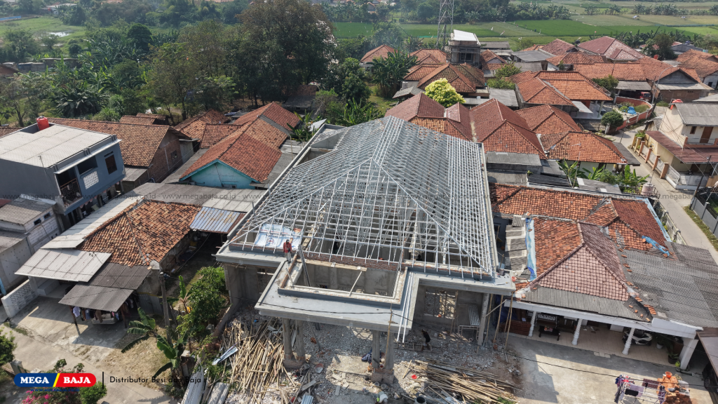 proyek rangka bajaringan cilegon steel