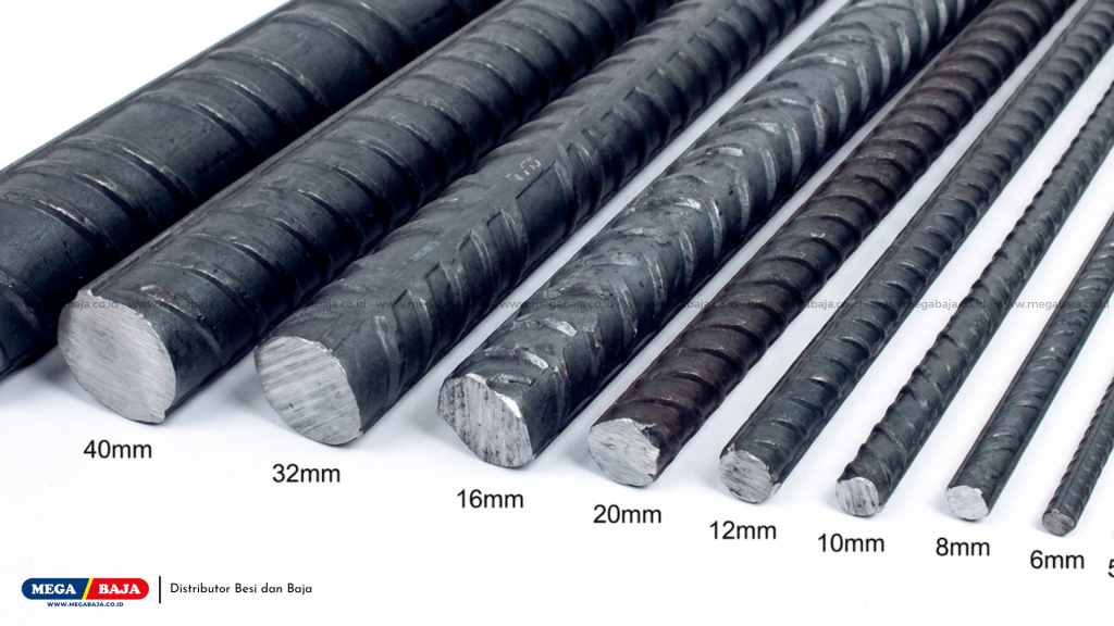 Varian Diameter Besi Beton Ulir