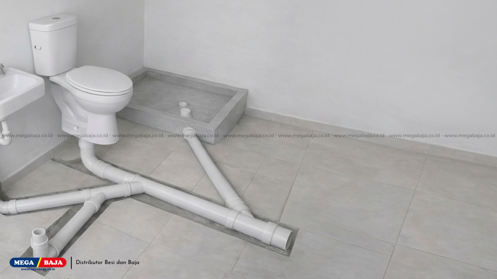Ukuran ideal toilet hunian minimalis adalah 1,5 x 1,5 meter