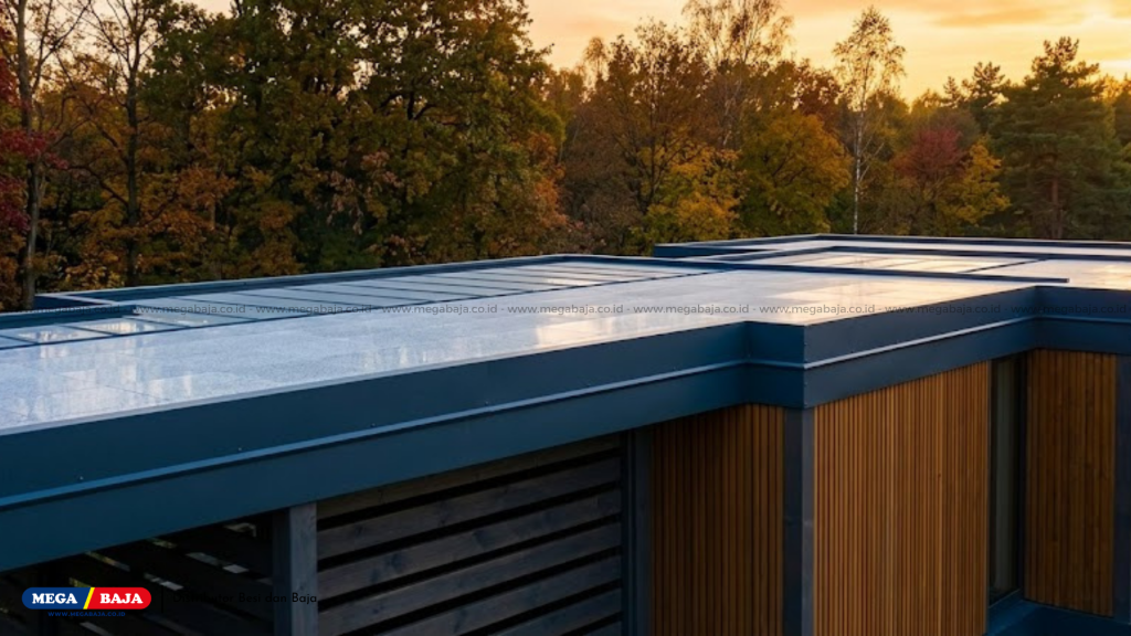 Atap Beton Rooftop Flat Waterproofing Risiko Retak
