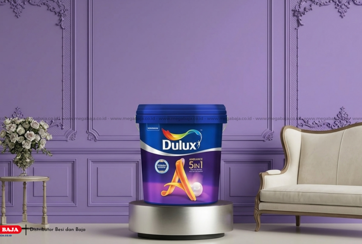 Cat Dulux Ambiance : Inspirasi Dinding Rumah Konstruksi 12 Meter