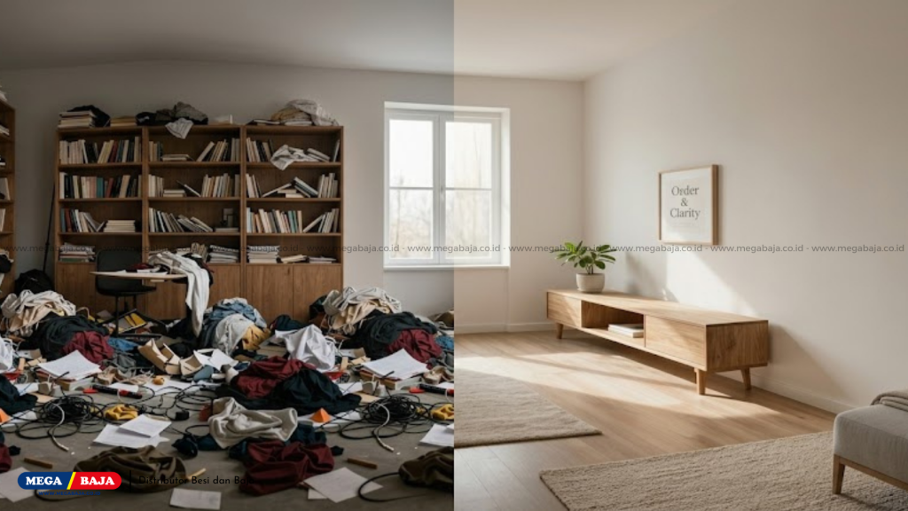 Penerapan Metode Decluttering Sistematis Untuk Mengembalikan Fungsi Ruangan