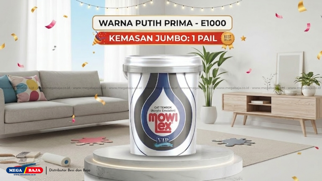 Proteksi Dinding Luar : Varian Mowilex dengan Formulasi 100% Akrilik Tangguh