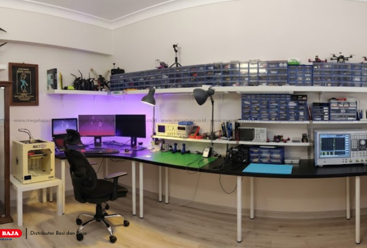 Konstruksi Studio Lab Oprek PC : Panduan Ruang Kerja Teknis