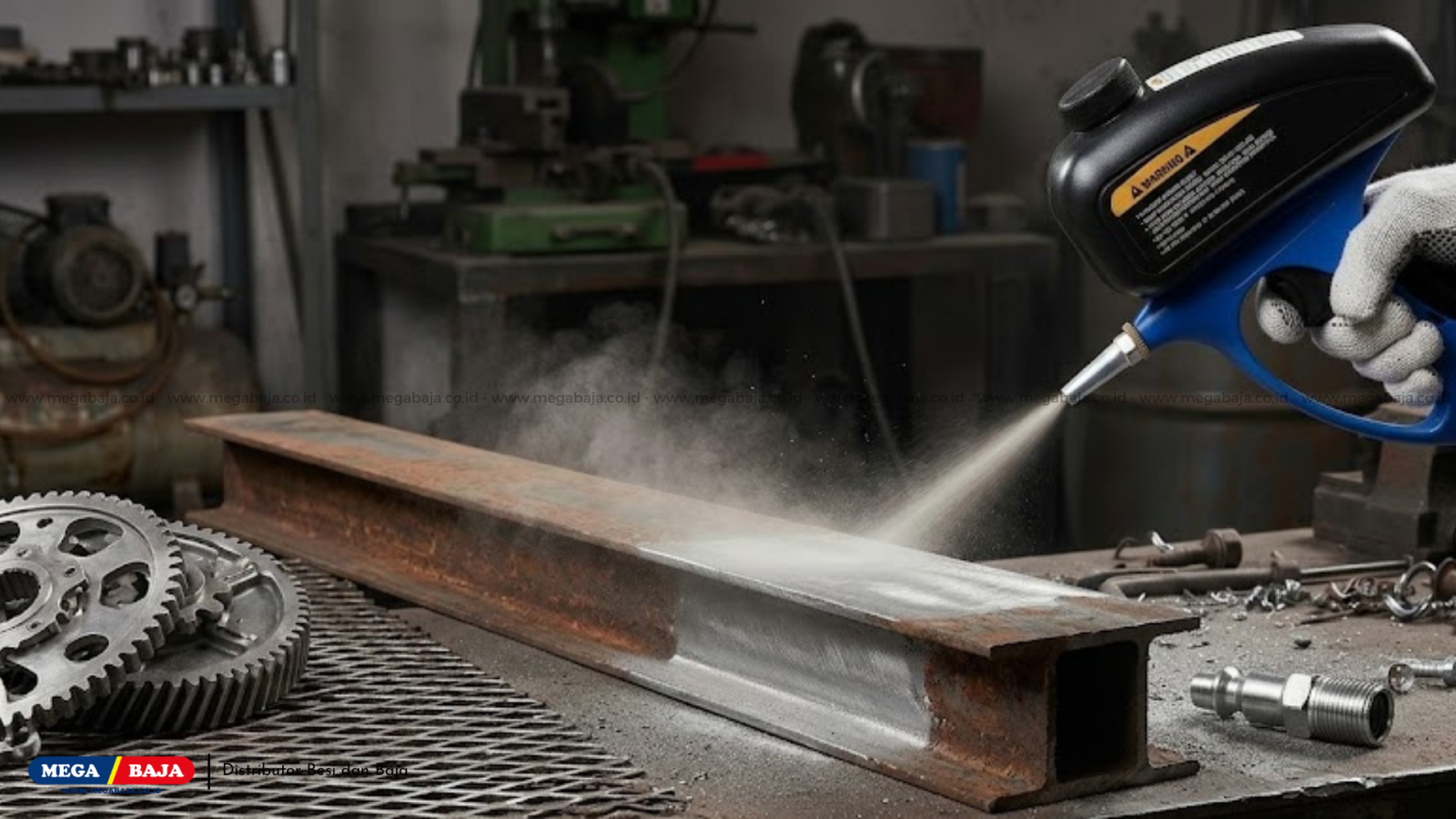 Alat Sandblasting Portabel : Solusi Praktis Pembersihan Karat Konstruksi