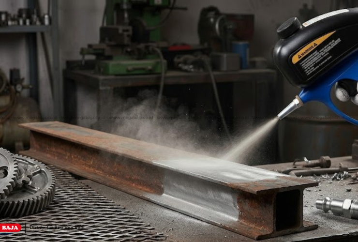 Alat Sandblasting Portabel : Solusi Praktis Pembersihan Karat Konstruksi