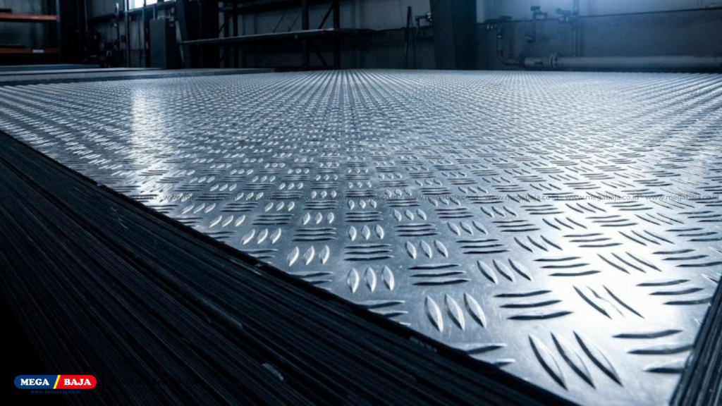 Plat Bordes atau checkered plate