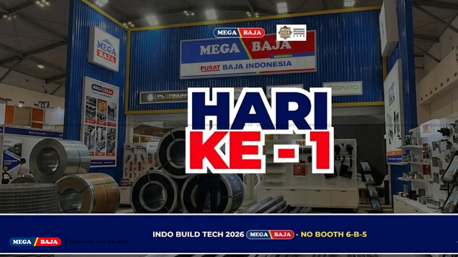 Hari Ke- 1 Mega Baja di IndoBuildTech Expo 2026 : Menjelajahi Revolusi Material Modern