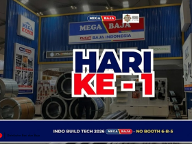 Hari Ke- 1 Mega Baja di IndoBuildTech Expo 2026 : Menjelajahi Revolusi Material Modern