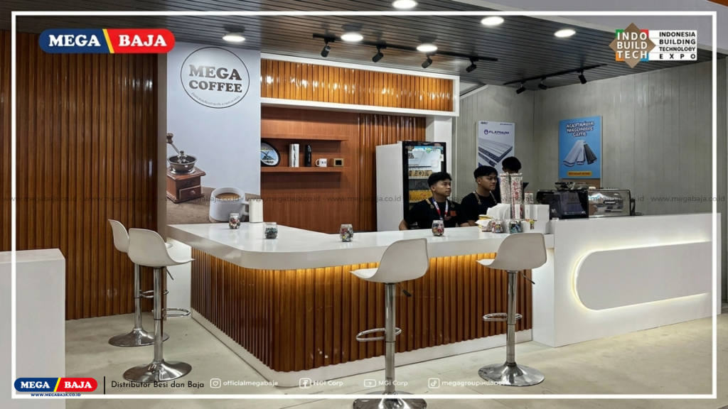 Booth Expo Mega Baja menyediakan Kopi sebagai Suguhan Pengunjung