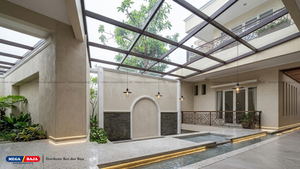 Spesifikasi Teknis Material Transparan Atap Skylight di Bangunan
