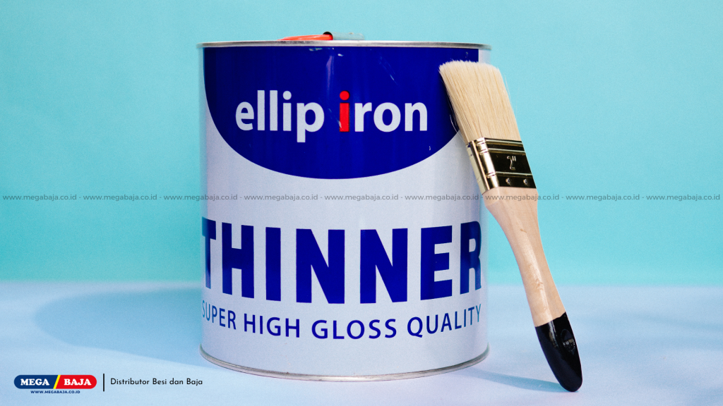 produk Thinner Ellip Iron terbukti mampu menjaga konsistensi warna asli dari pigmen cat