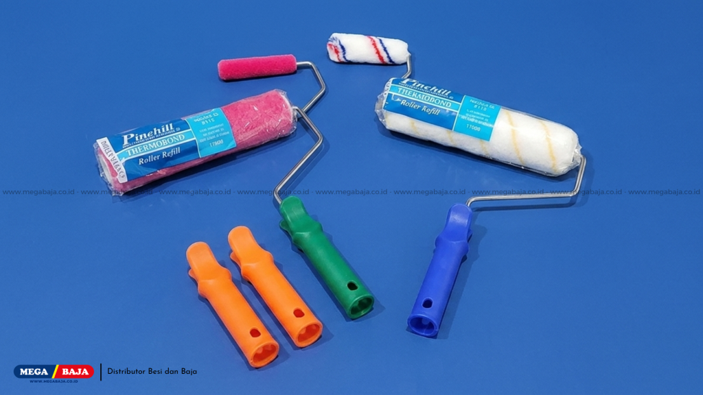 Pemilihan ketebalan bulu kuas roll