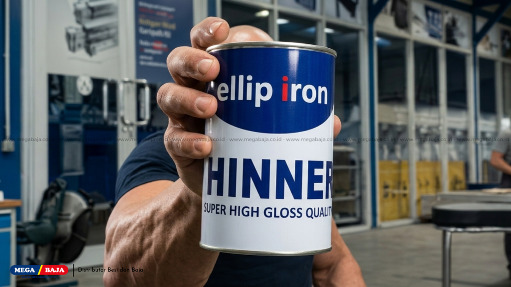 segel ganda pada kemasan Thinner Ellip Iron memastikan bahwa cairan tidak mudah menguap