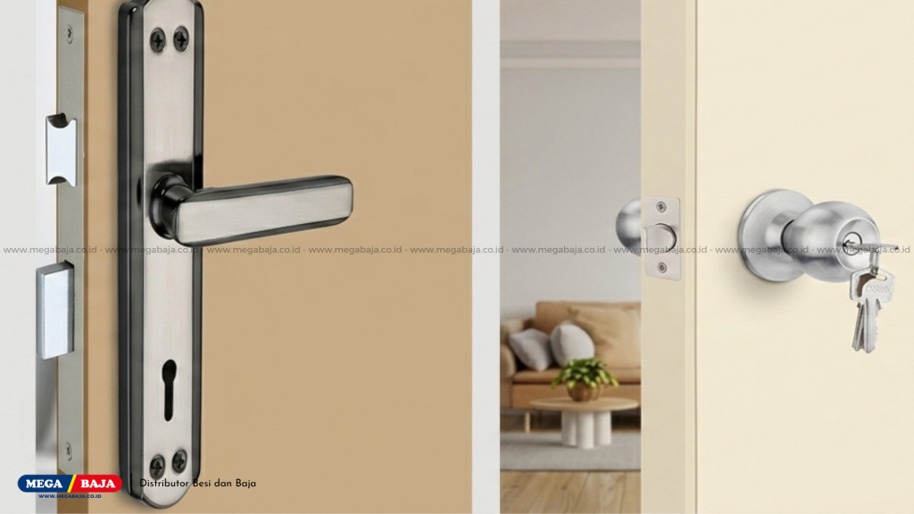 Apa perbedaan utama antara mortise lock dengan cylindrical lock biasa?