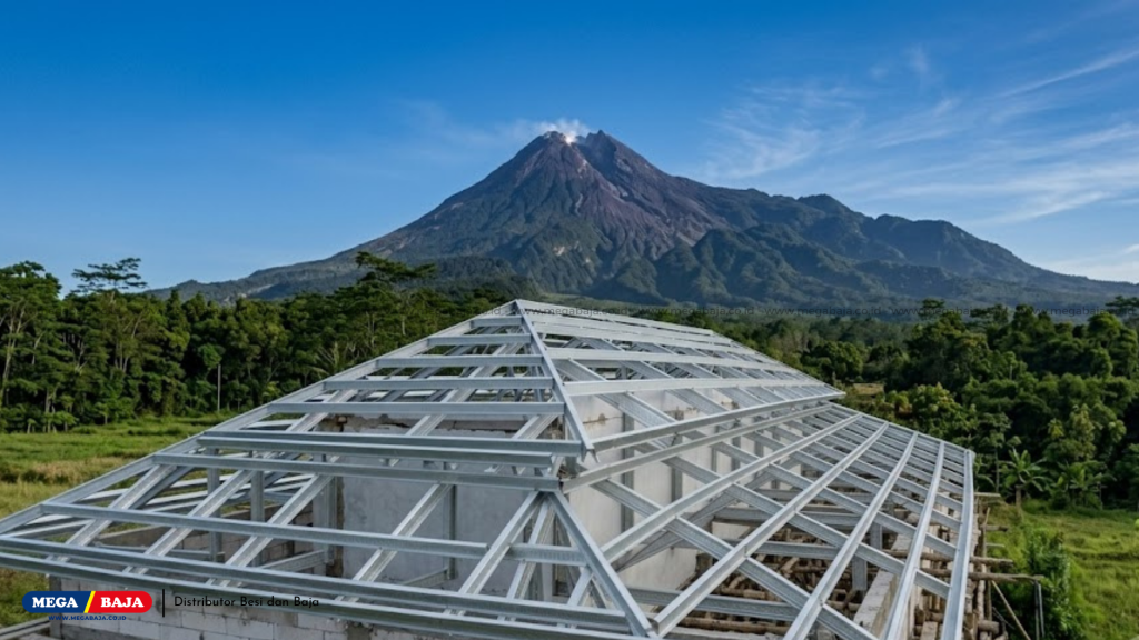 Baja Ringan Cilegon Steel : Cocok untuk Struktur Atap Modern Di Yogyakarta
