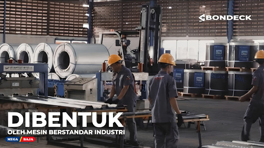 Penggunaan Bondeck Cilegon Steel berbahan BJLS dengan pelindung Hot Deep Galvanized
