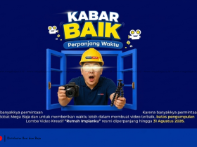 Kabar Gembira! Batas Pengumpulan Lomba Video Kreatif "Rumah Impianku" Mega Baja Resmi Diperpanjang hingga 31 Agustus 2026