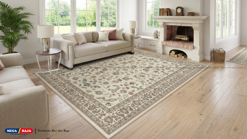 Karpet Motif Motif Floral Klasik