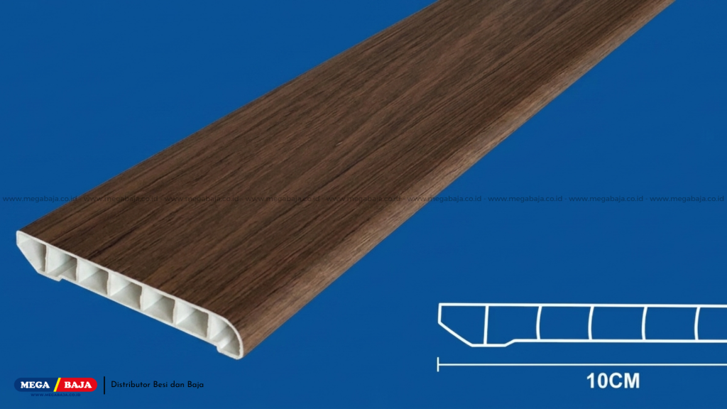 Tinggi Plint Skirting PVC: Berkisar antara 60 mm hingga 100 mm