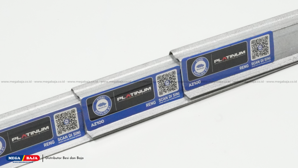 Cilegon Steel Reng Platinum memiliki dimensi fisik yang sangat presisi