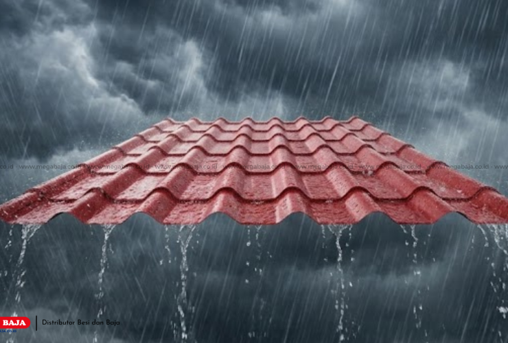 Bagaimana Karakteristik Atap UPVC MEGA ROOF dalam Meredam Suara Hujan ?