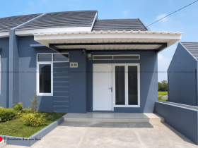 Implementasi Struktur Kanopi Cantilever Pada Fasad Rumah Subsidi