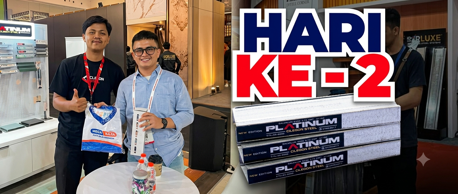 Hari Ke- 2 Mega Baja di IndoBuildTech Expo 2026 : Eksplorasi Asli Teknologi Konstruksi